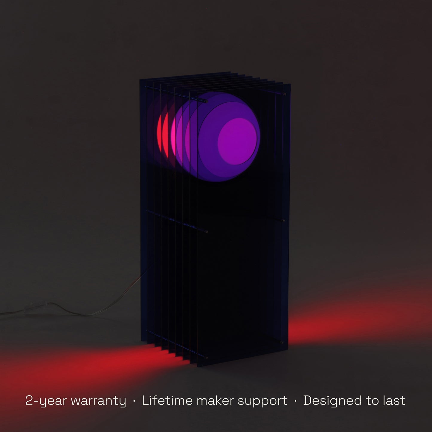 Lớp big rectangle in blue acrylic