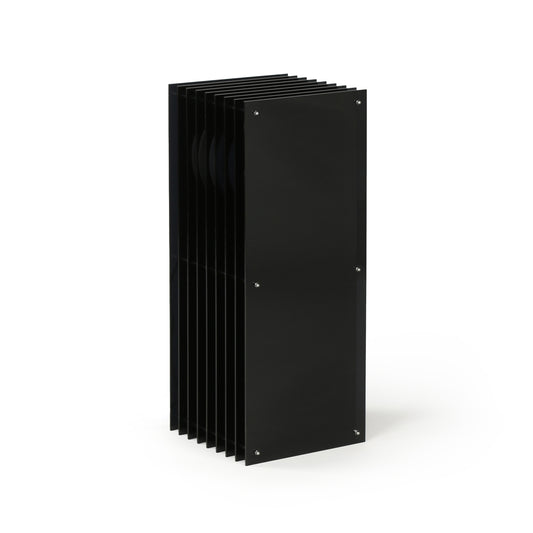 Lớp big rectangle in dark grey acrylic