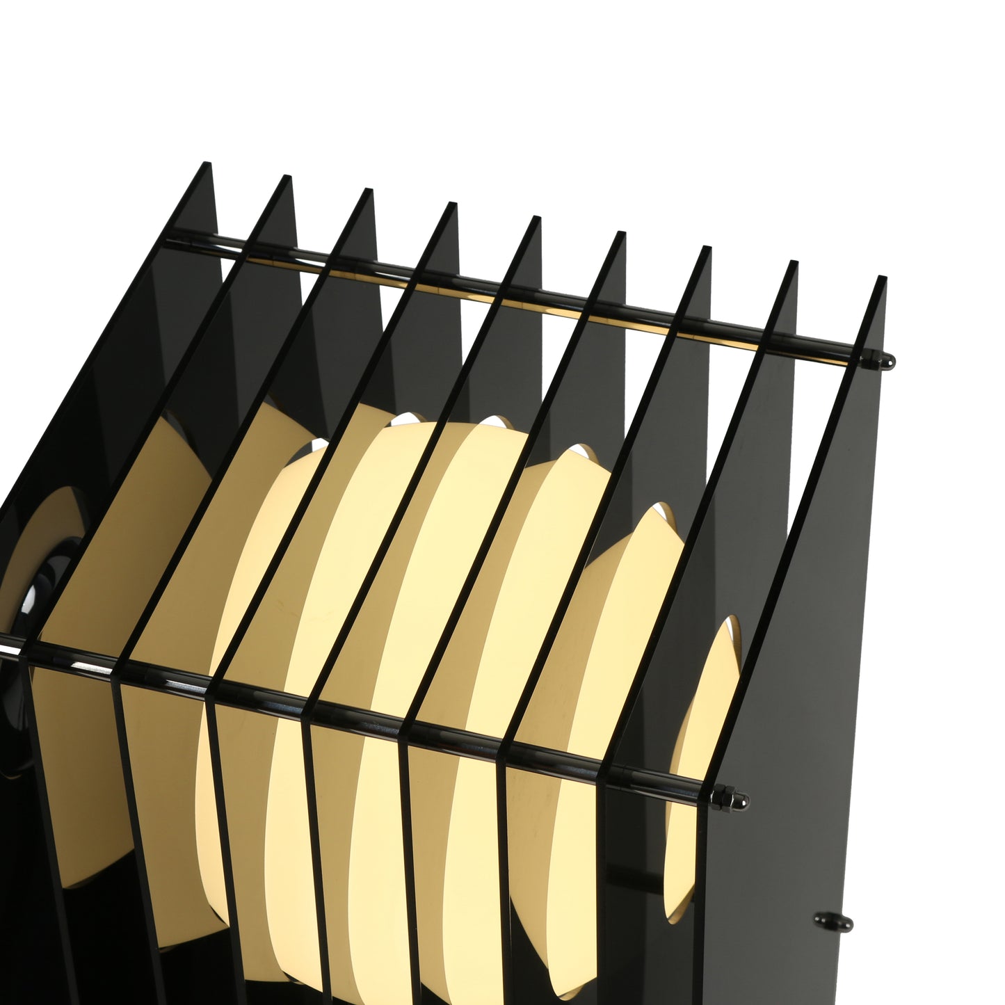 Lớp big rectangle in dark grey acrylic