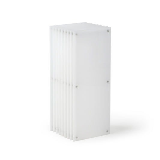 Lớp big rectangle in milky acrylic