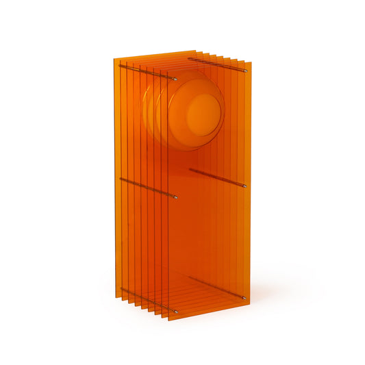Lớp big rectangle in orange acrylic