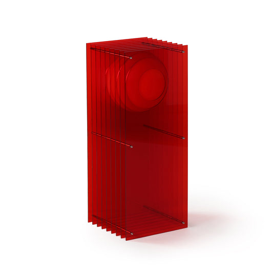 Lớp big rectangle in red acrylic