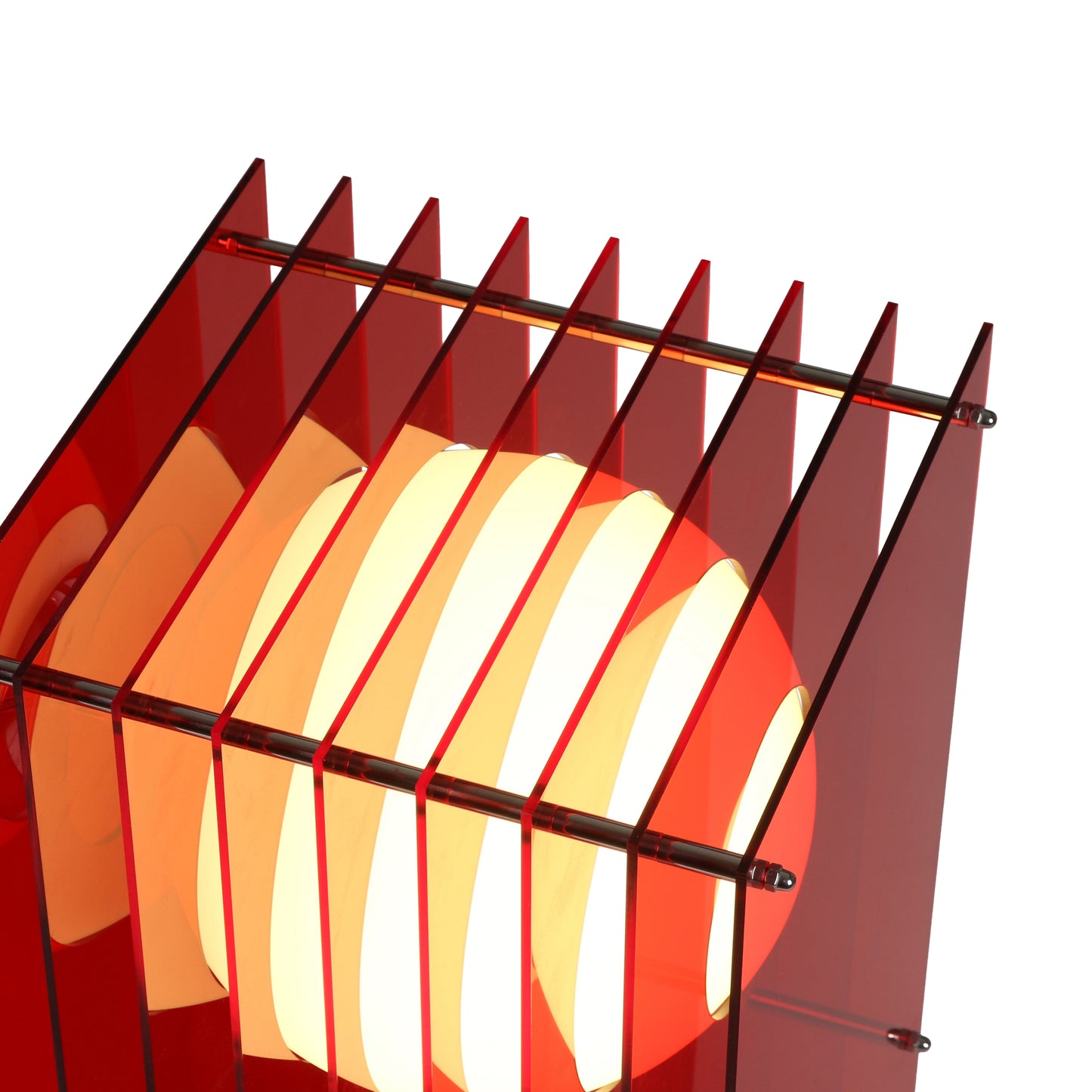 Lớp big rectangle in red acrylic