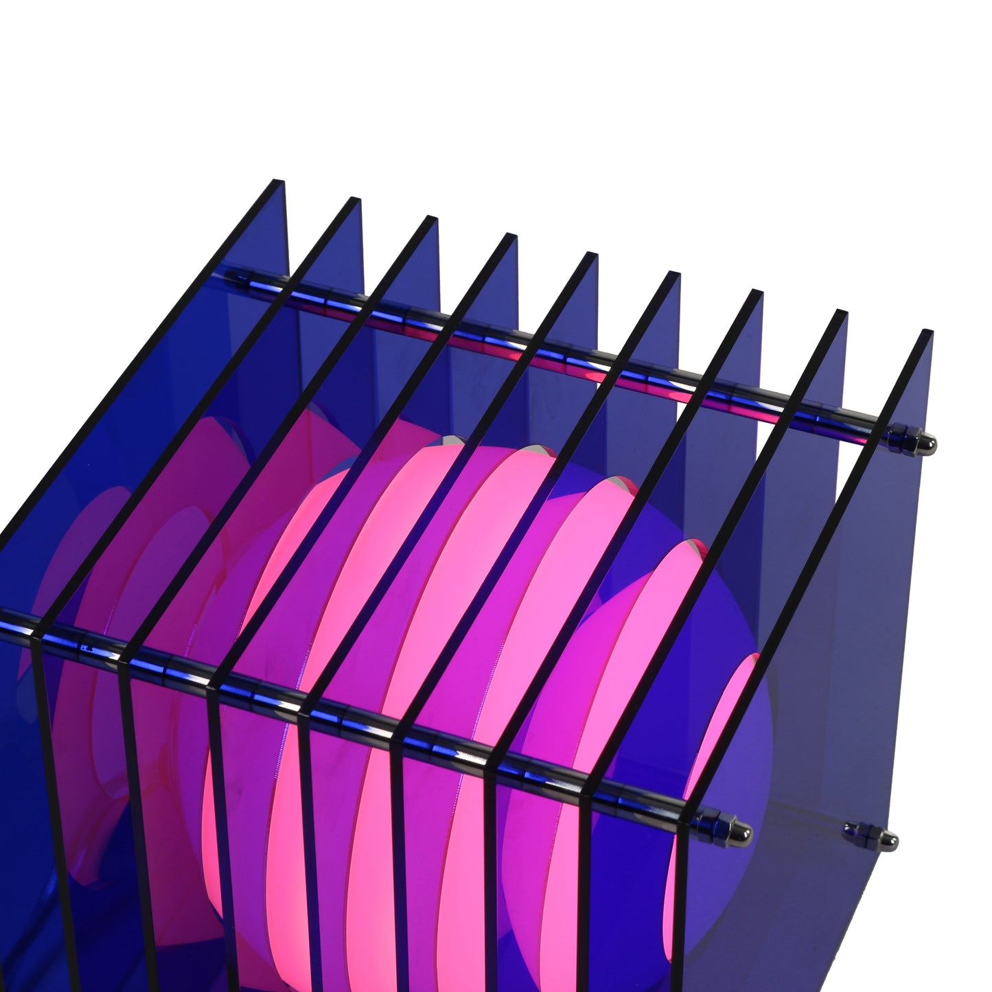 Lớp small square in blue acrylic