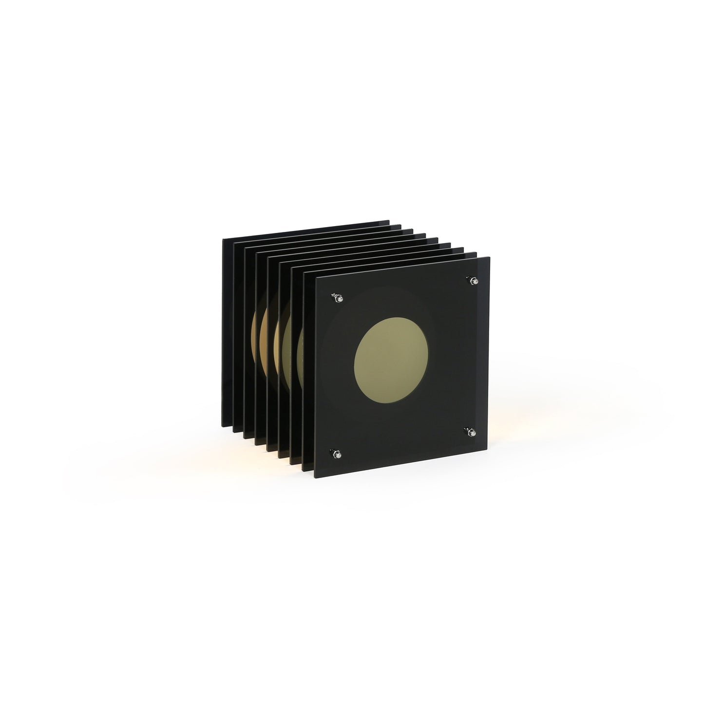 Lớp small square in dark grey acrylic