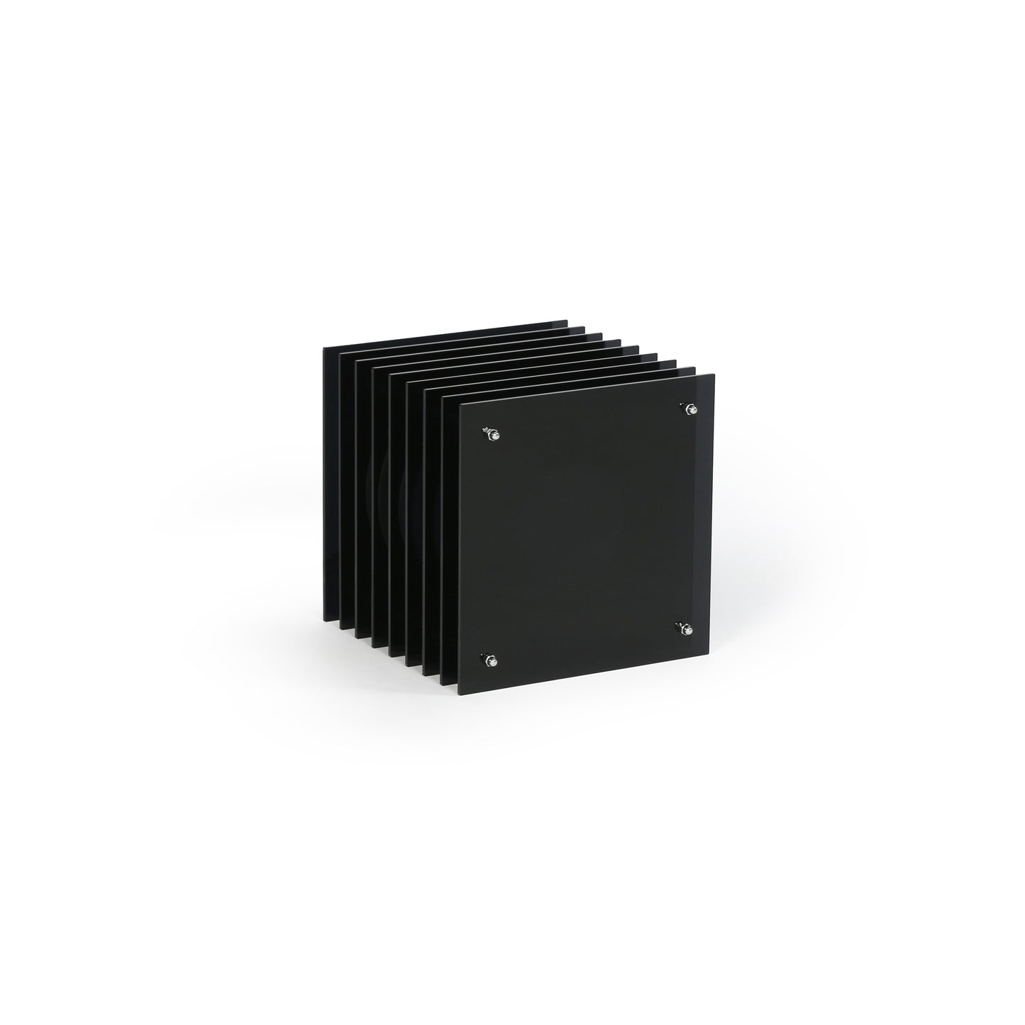 Lớp small square in dark grey acrylic