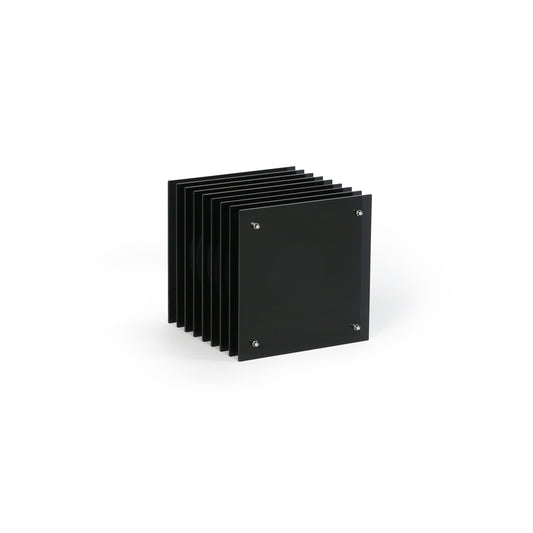 Lớp small square in dark grey acrylic