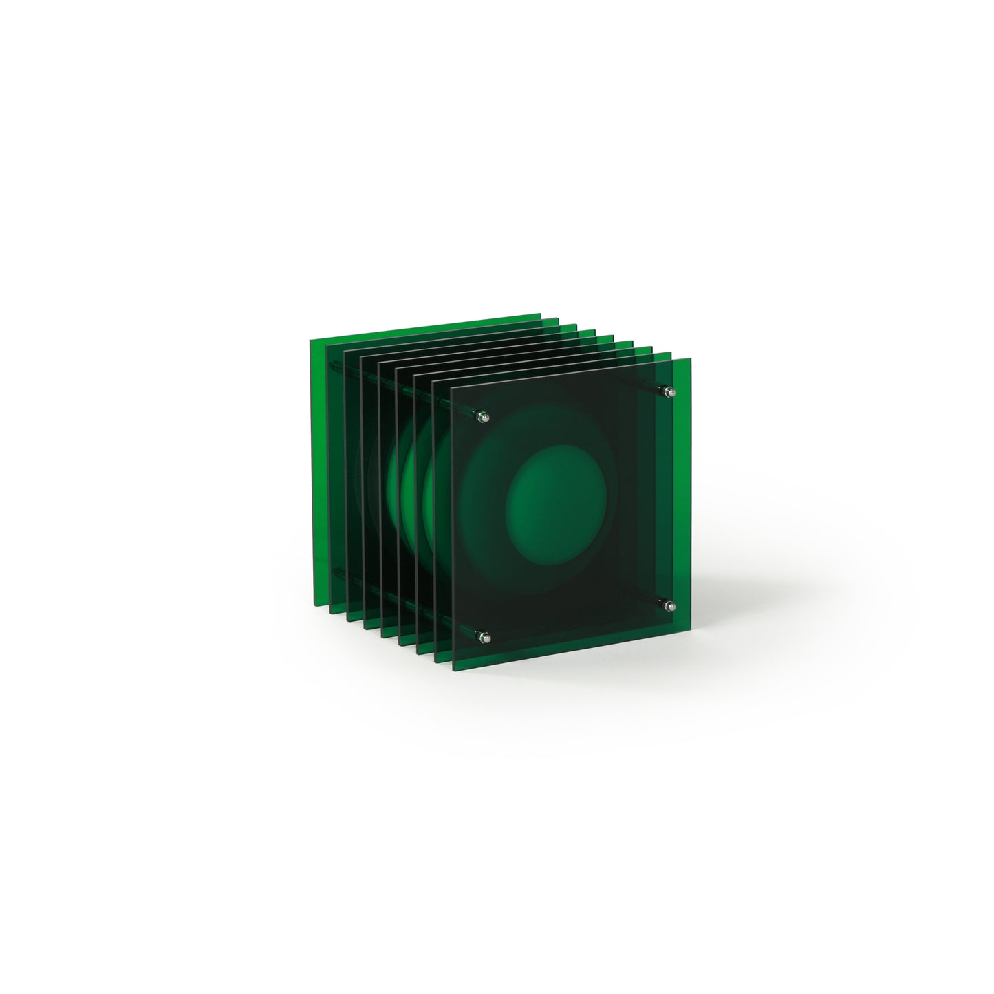 Lớp small square in green acrylic