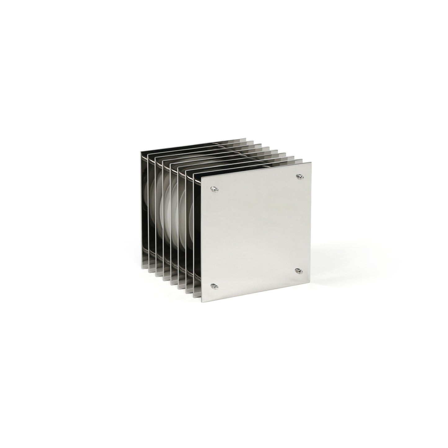 Lớp small square in mirror polished stainless steel CE