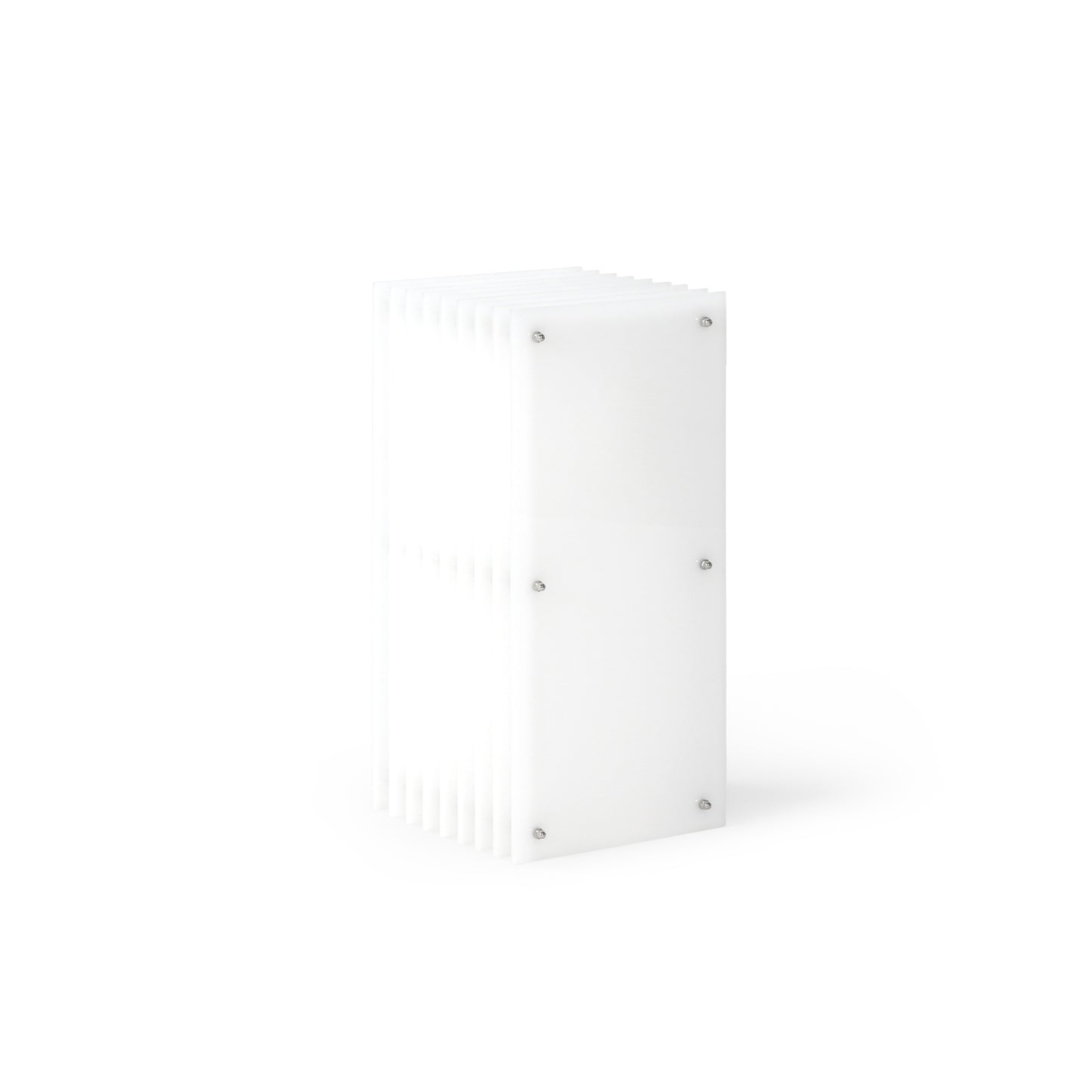 Lớp small rectangle in milky acrylic