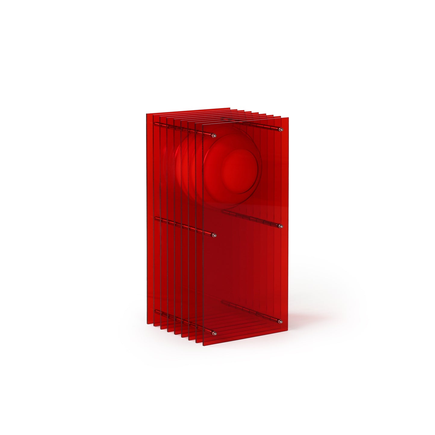 Lớp small rectangle in red acrylic