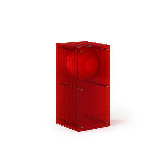 Lớp small rectangle in red acrylic