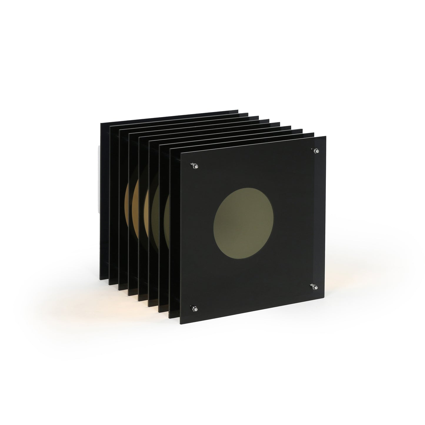 Lớp big square in dark grey acrylic