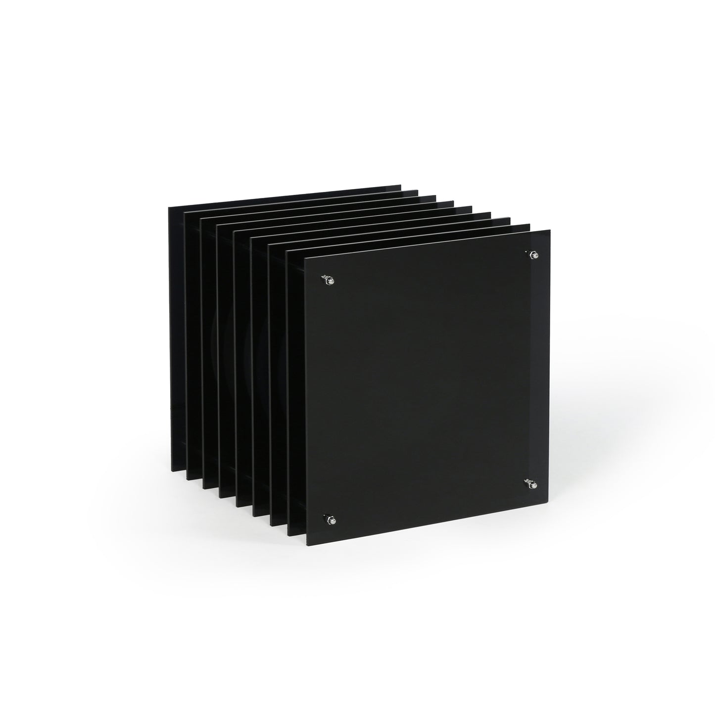 Lớp big square in dark grey acrylic