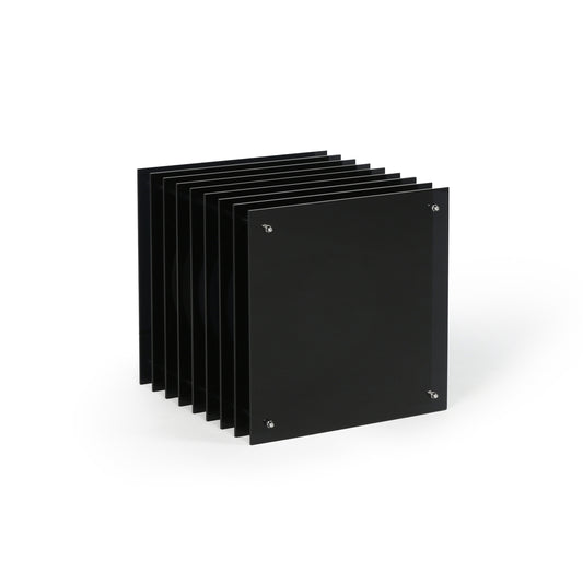 Lớp big square in dark grey acrylic