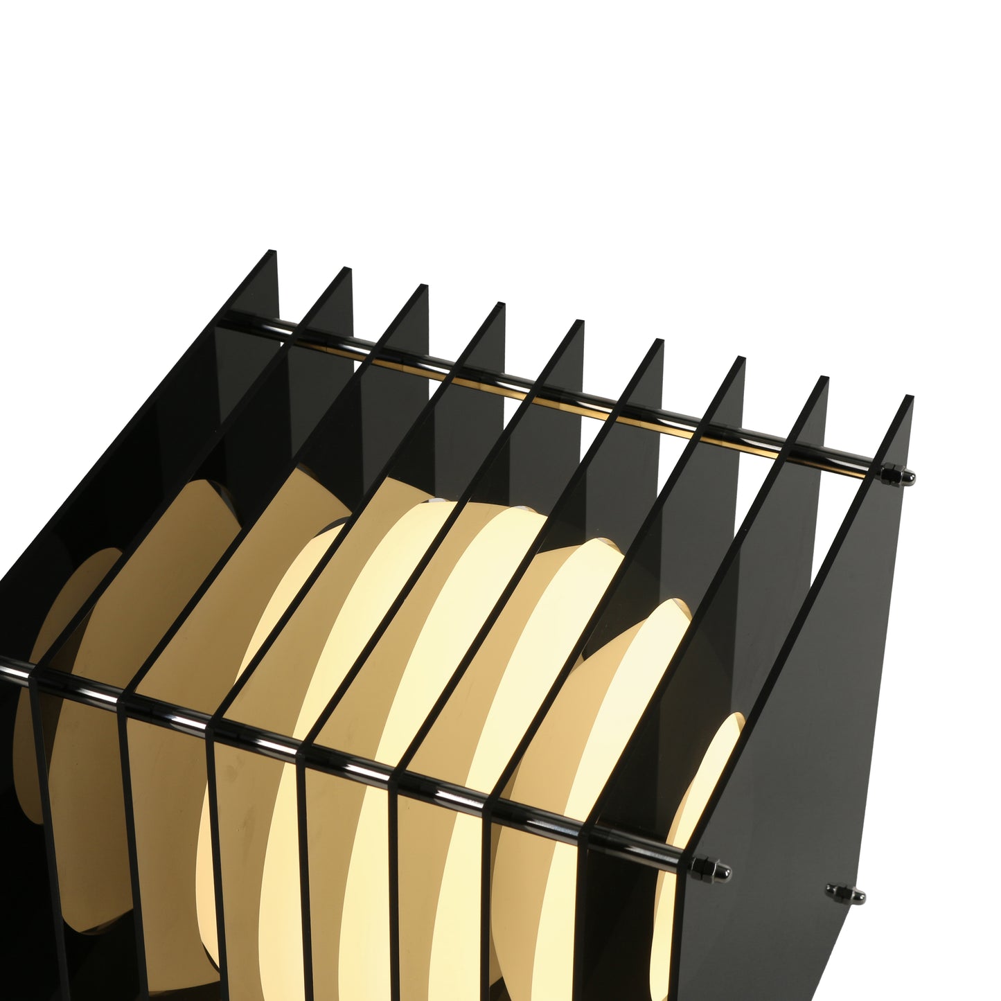 Lớp big square in dark grey acrylic