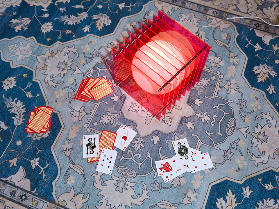 Lớp big square in electric pink acrylic