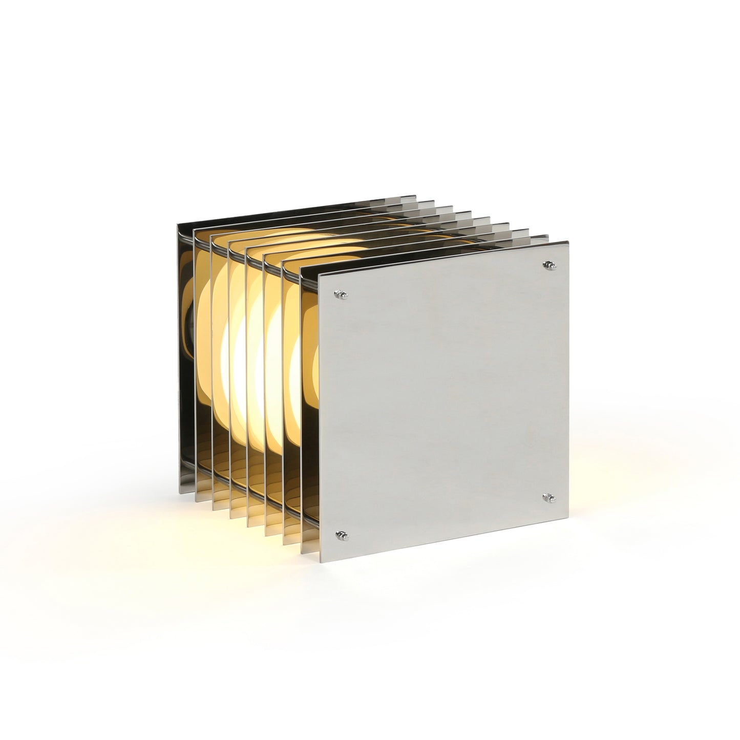 Lớp big square in mirror polished stainless steel