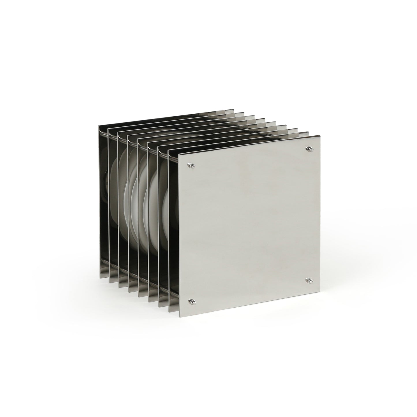 Lớp big square in mirror polished stainless steel