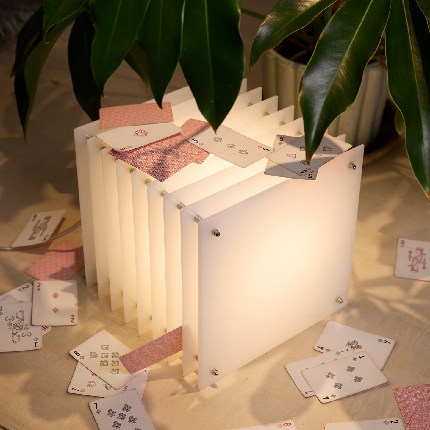 Lớp big square in milky acrylic