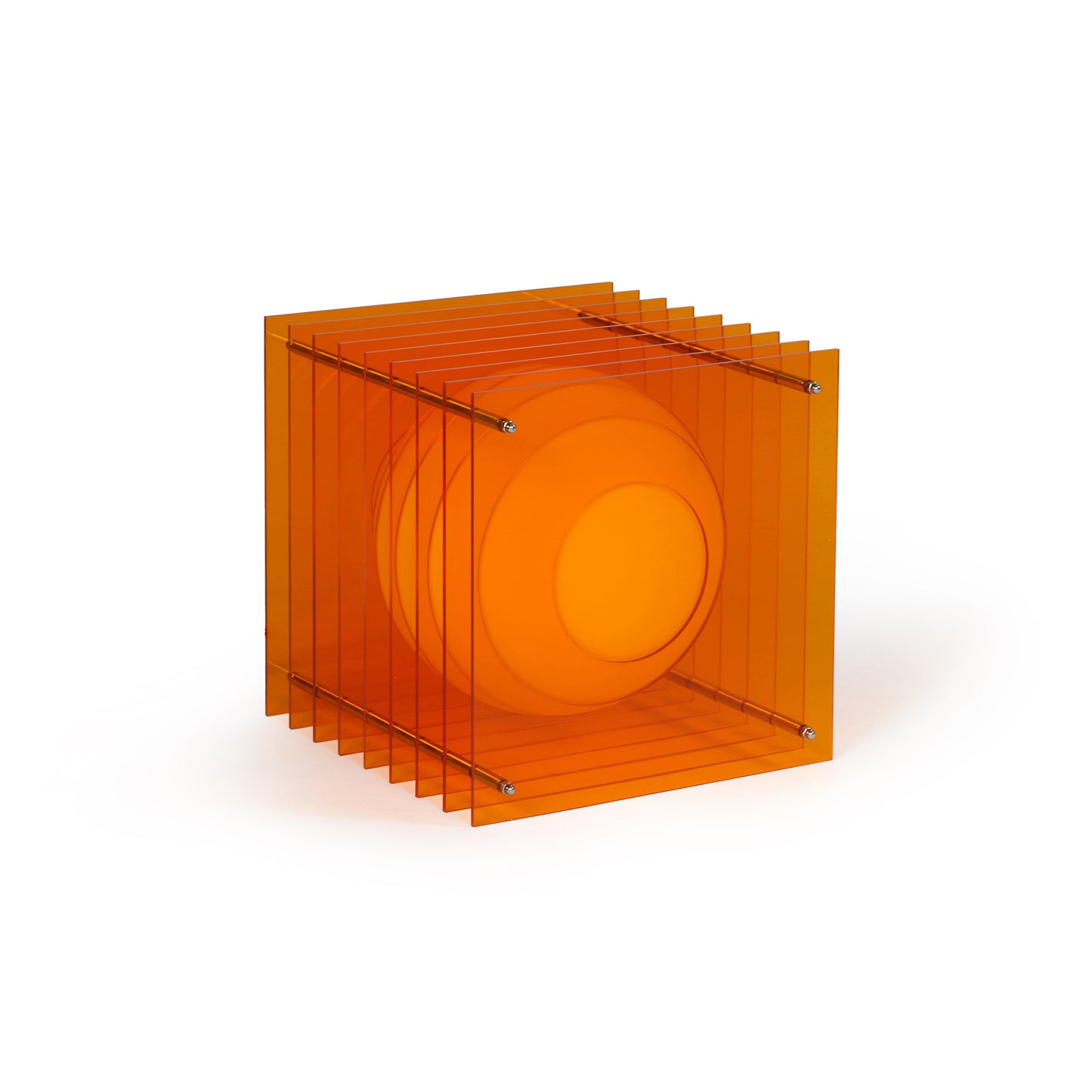 Lớp big square in orange acrylic