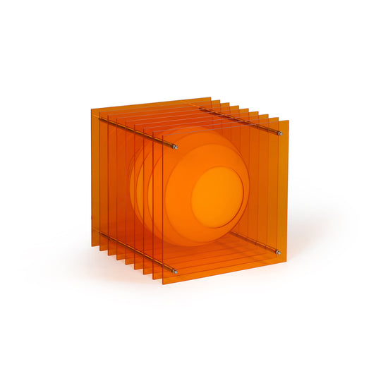 Lớp big square in orange acrylic