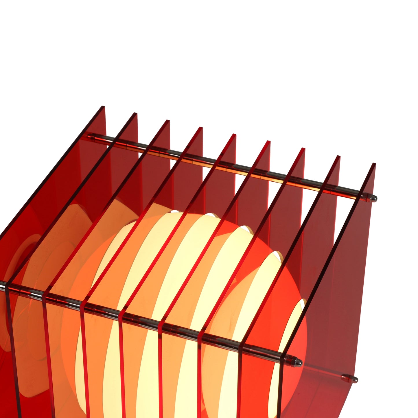 Lớp big square in red acrylic