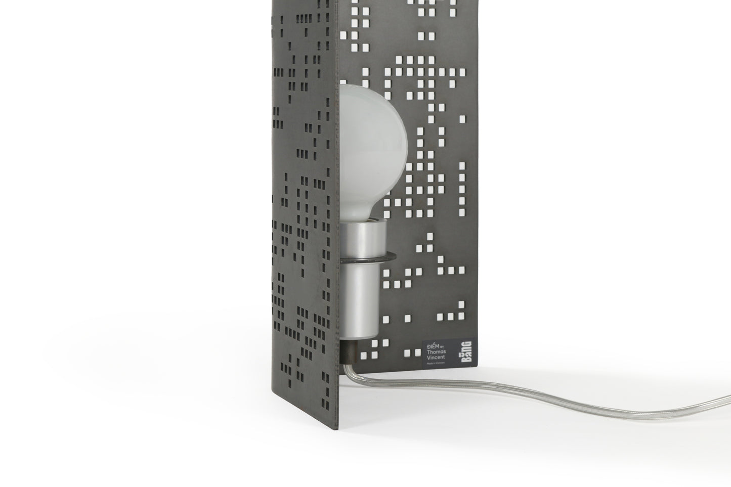 Điểm lamp in raw steel
