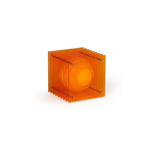 Lớp small square in orange acrylic