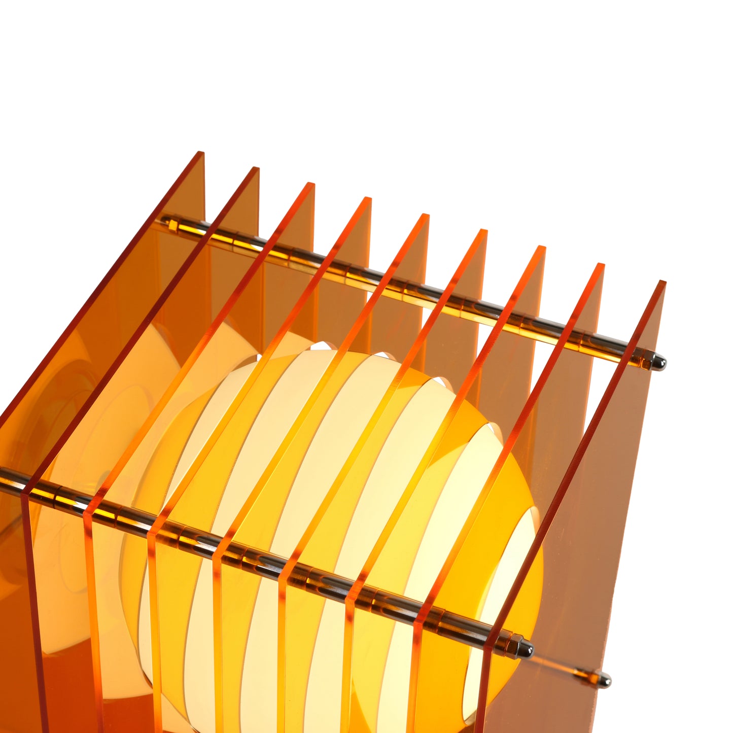 Lớp small rectangle in orange acrylic