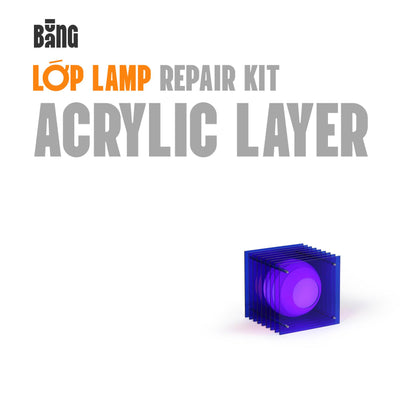 Repair layer | Lớp big square in blue acrylic