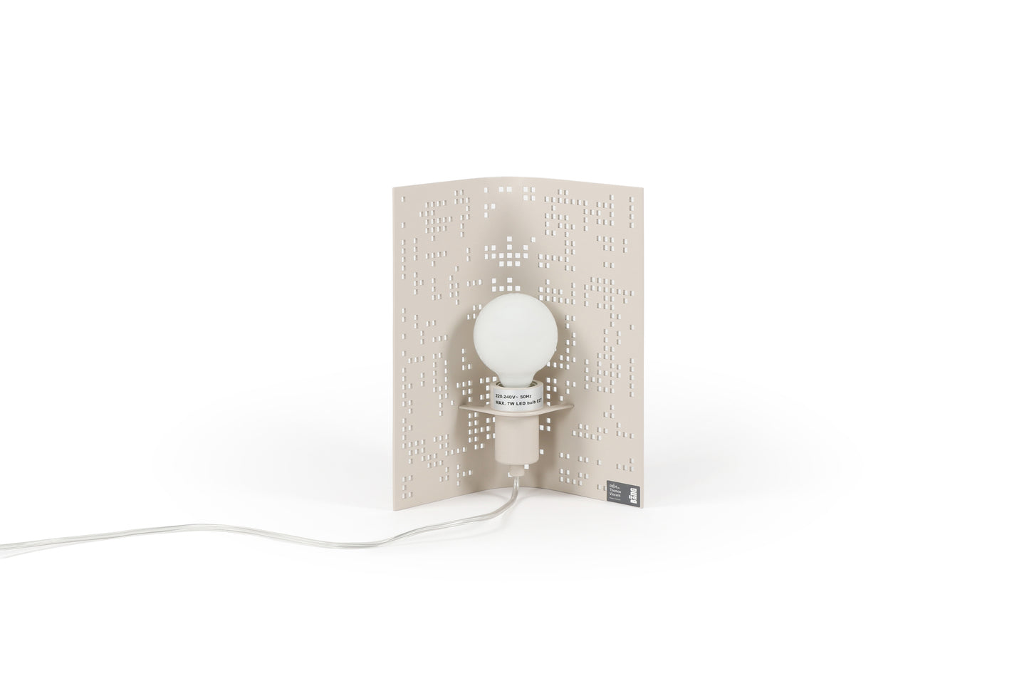 Điểm lamp in cream
