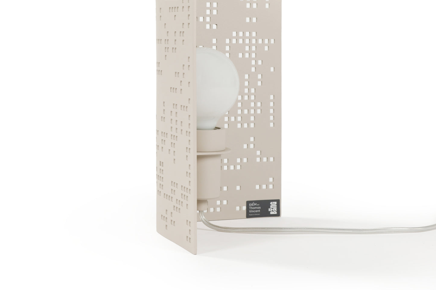 Điểm lamp in cream
