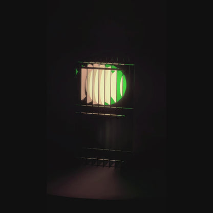 Lớp small rectangle in green acrylic