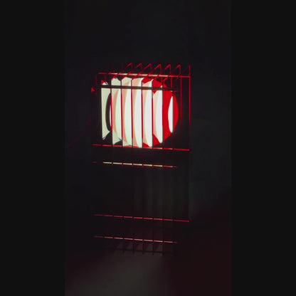 Lớp big rectangle in red acrylic
