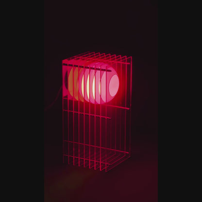 Lớp small rectangle in electric pink acrylic